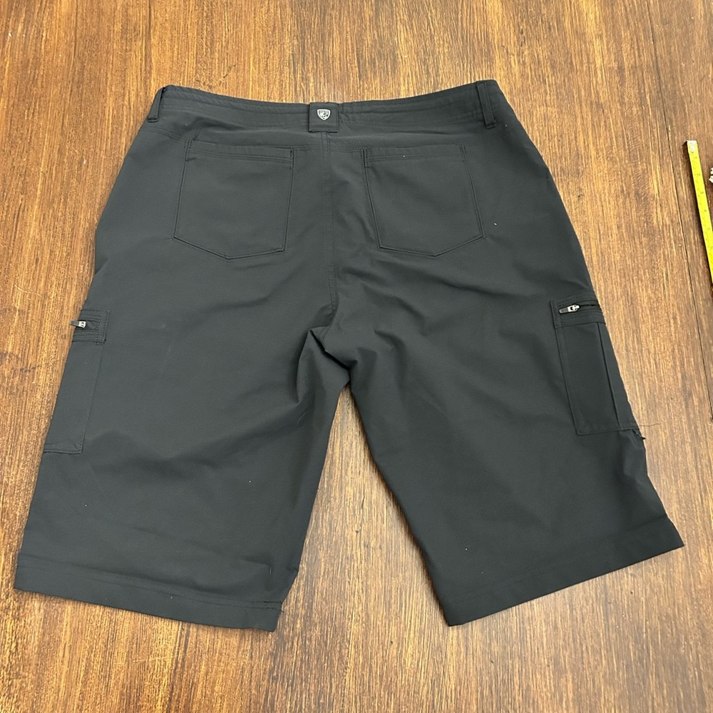 Women’s Kuhl Black Hiking Shorts adjustable length size 16 - Picture 4 of 8